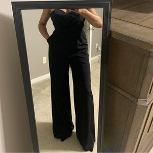 Express strapless black jumpsuit. NWOT/ Size6